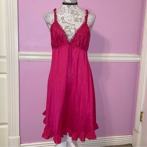 Vintage Erica Loren fairy lace chemise slip dress babydoll Victorian lingerie